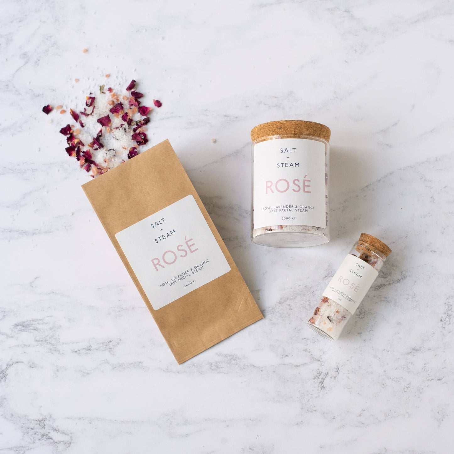 Rosé - Rose, Lavender & Orange Facial Steam 50g & 200g