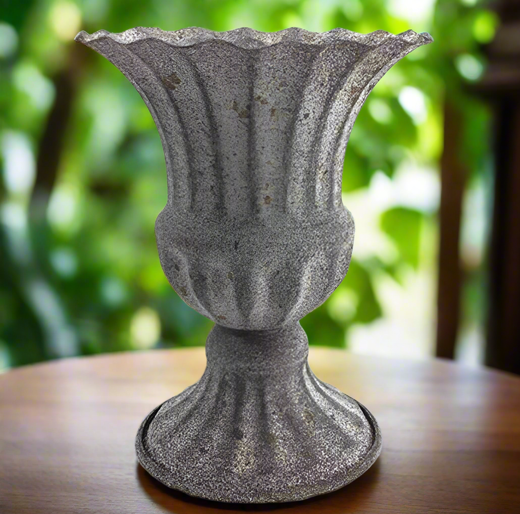 Grey Vintage urn