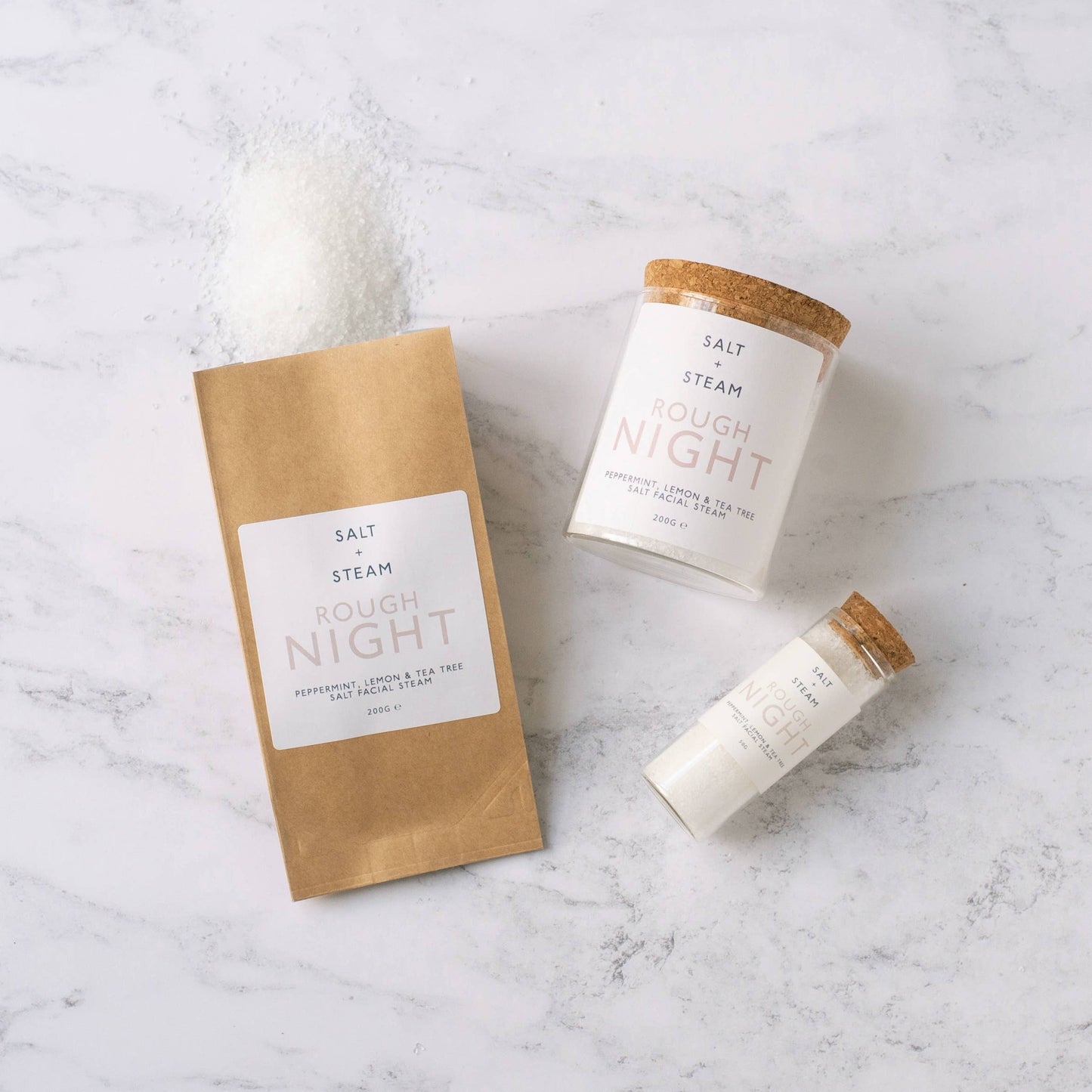 Rough Night - Peppermint & Lemon Facial Steam 50g & 200g