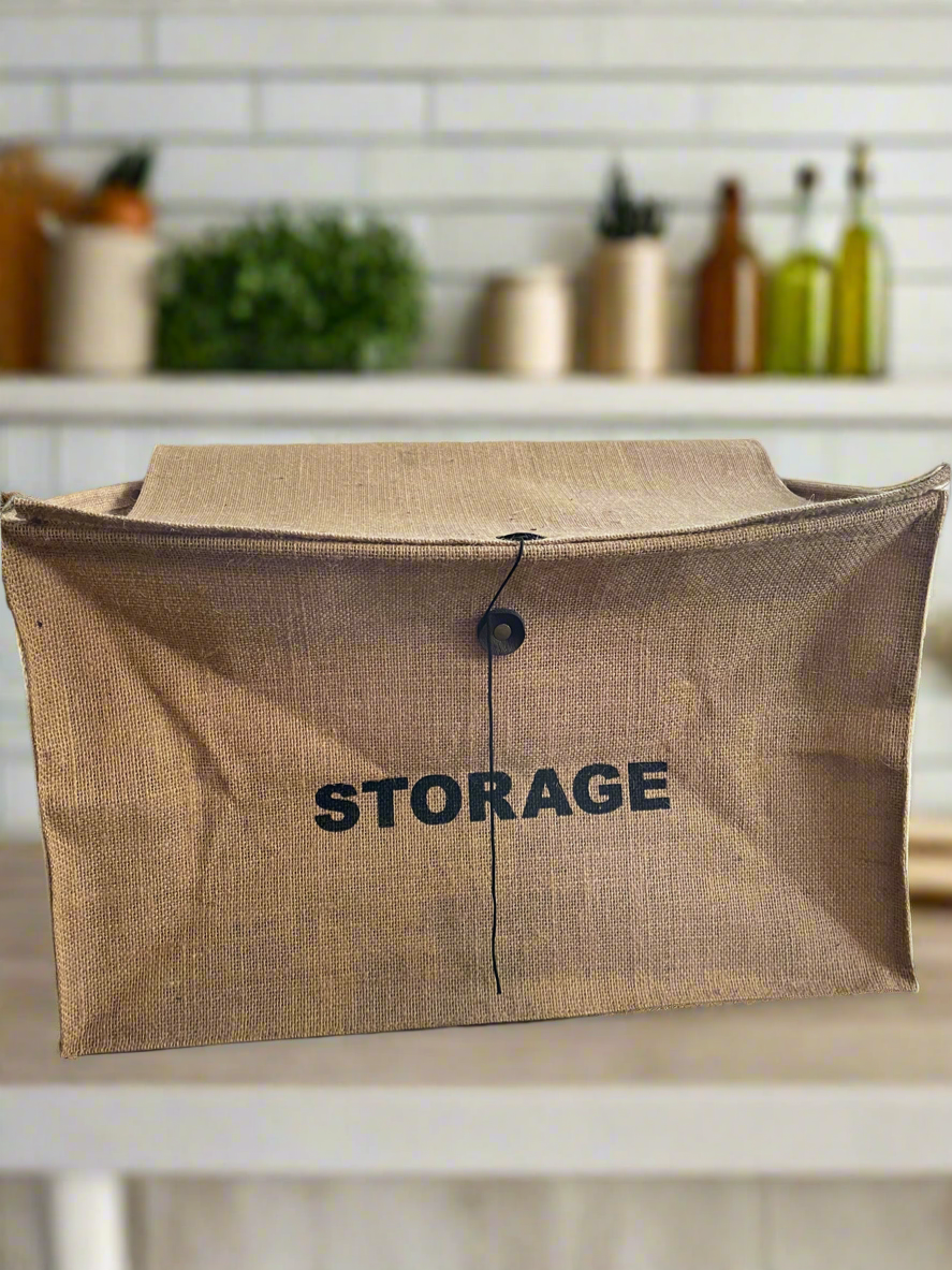 Jute Storage Container