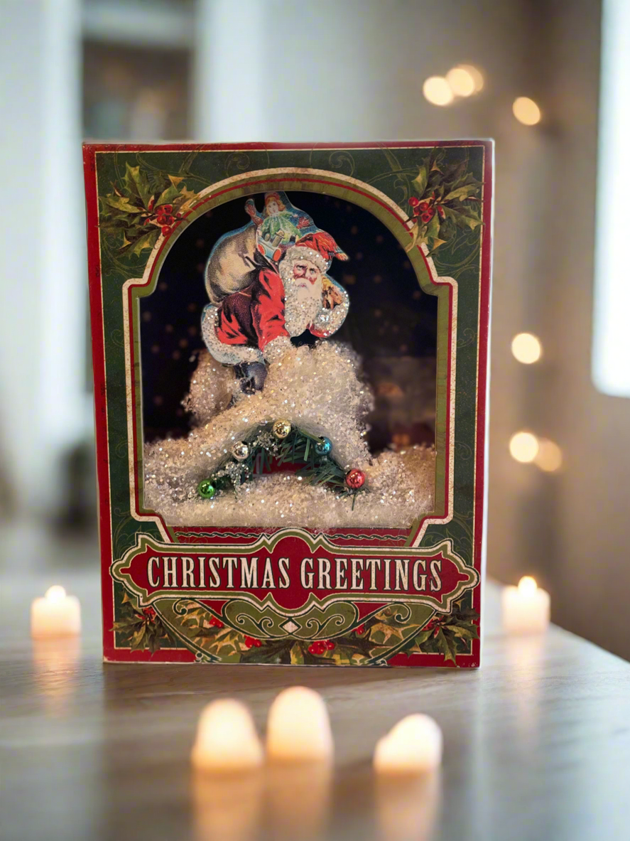 Santa Light Up Box