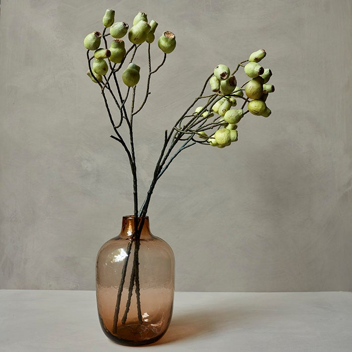 Faux Eucalyptus Seed Pod Stem