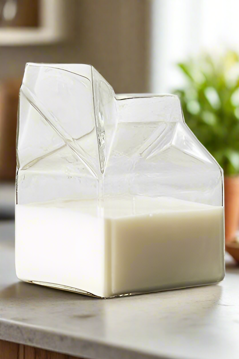 Glass Milk Carton Half Pint Jug
