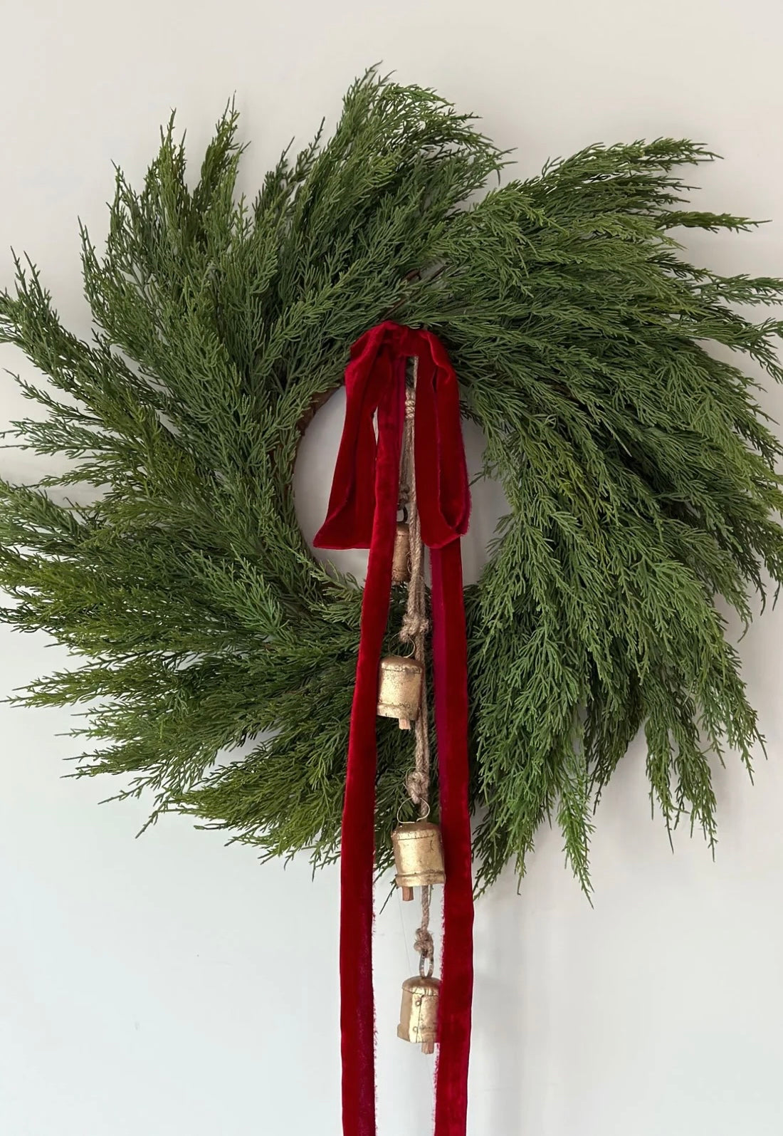 Cypress Christmas Wreath