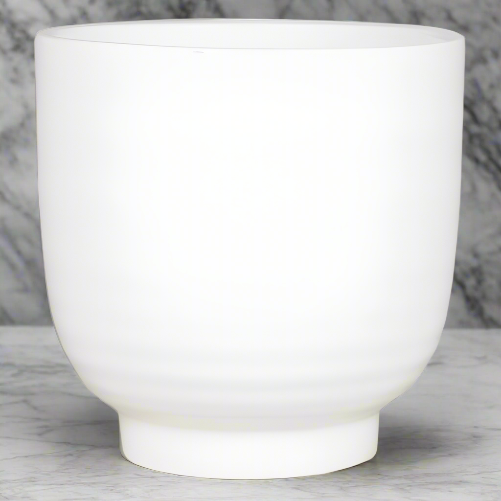 White Ceramic Planter
