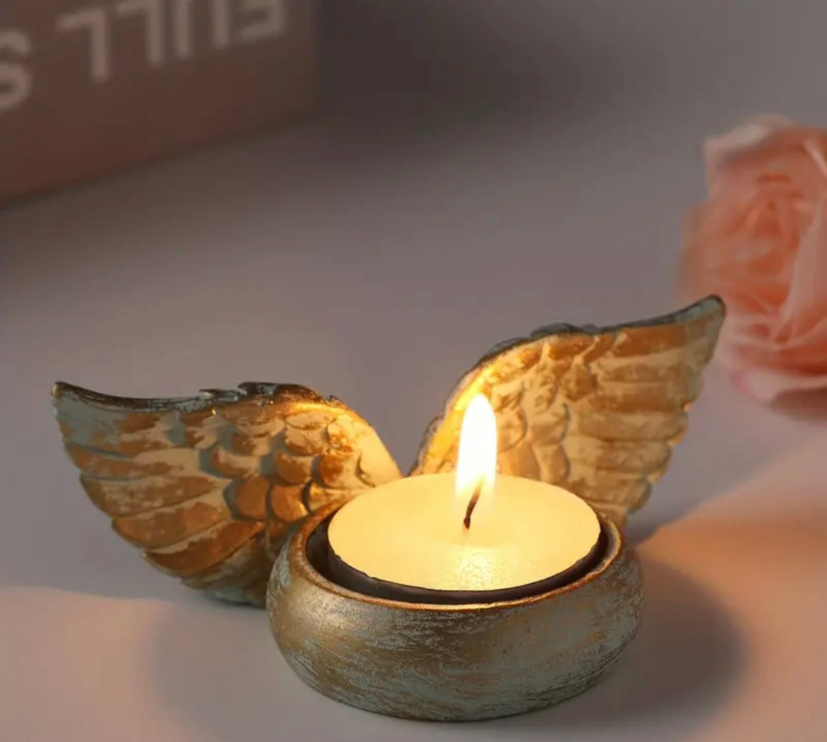 Angel Wings Tea Light Holder