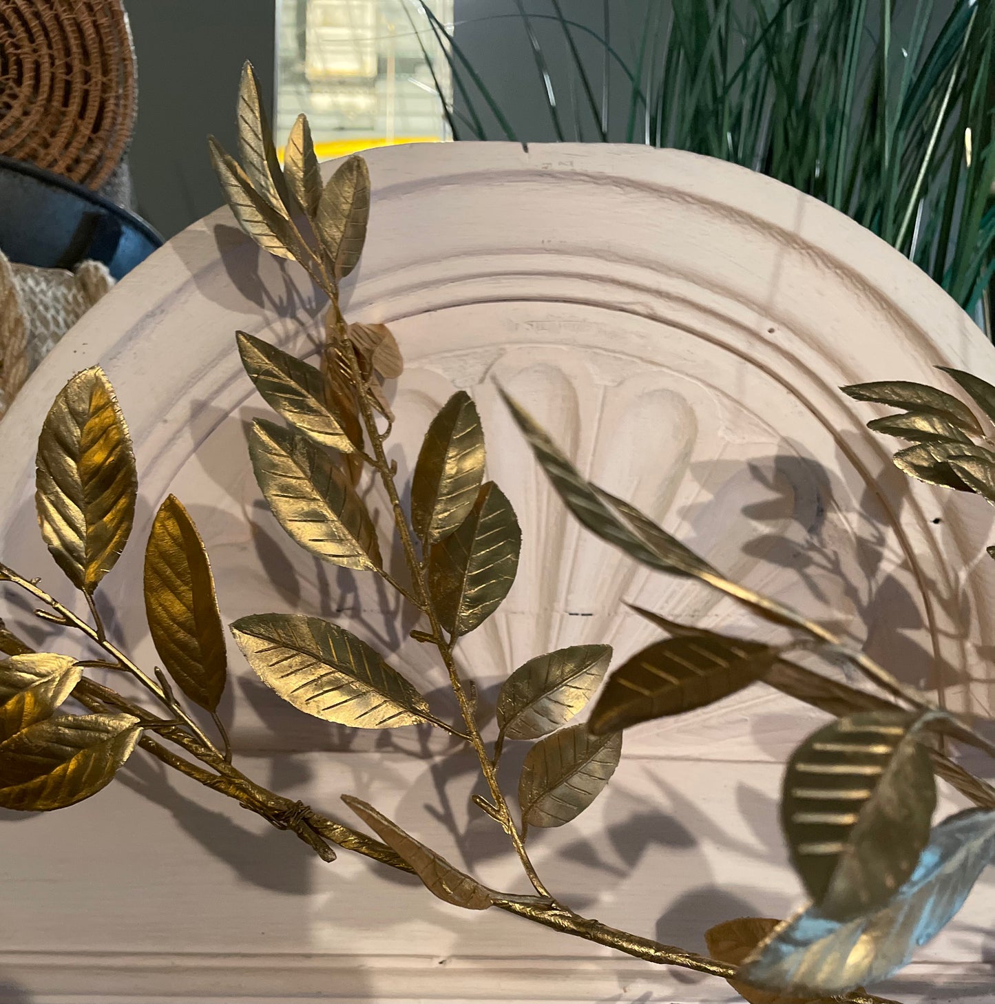 Gold Faux Foliage Garland