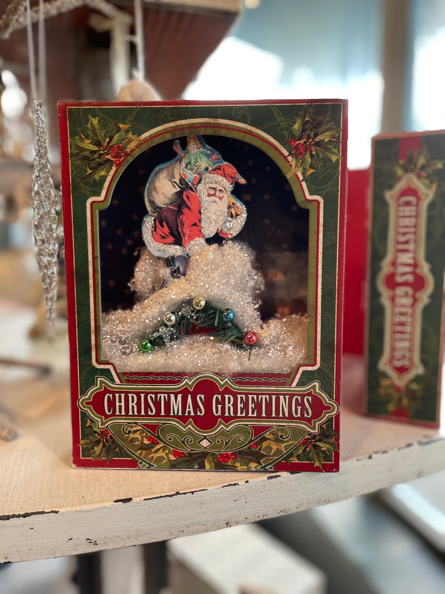 Santa Light Up Box