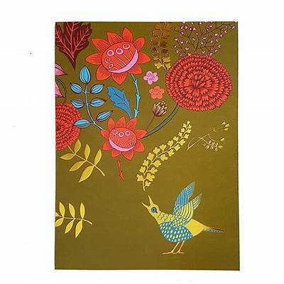 Bird Song greetings card