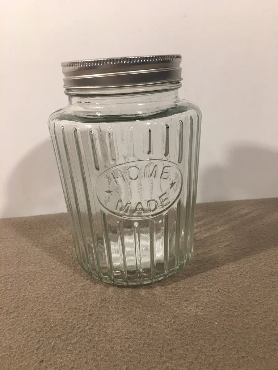 Vintage Style Glass Storage Jar