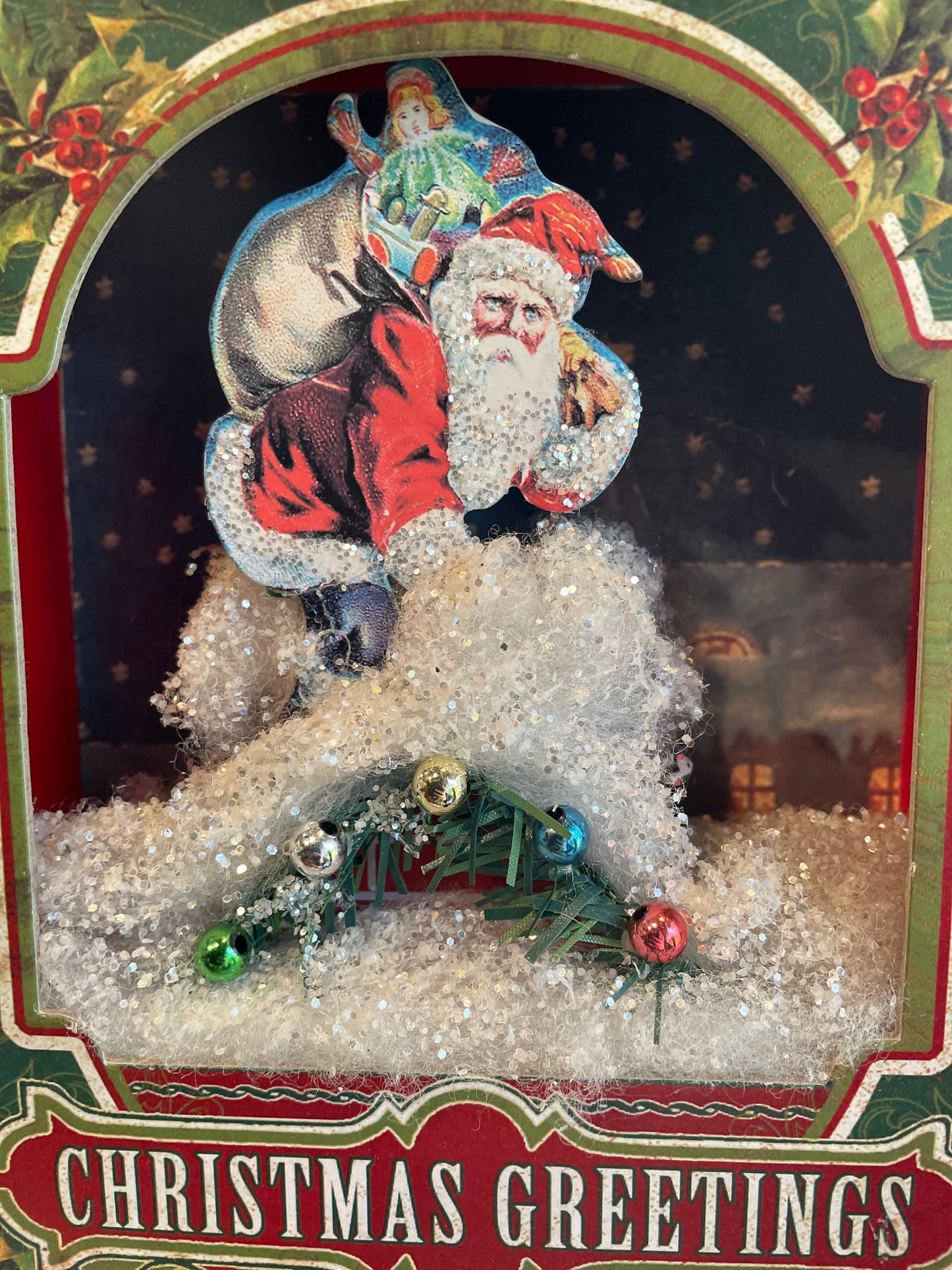 Santa Light Up Box