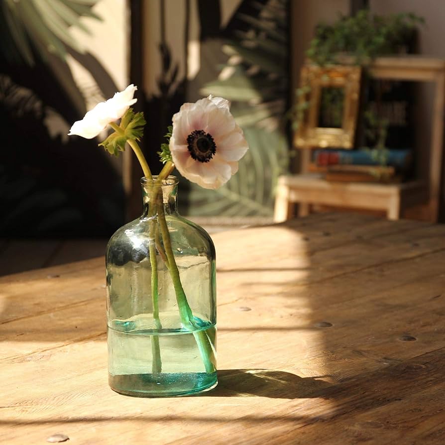 Recycled Glass Bottle Vase