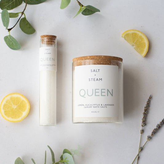 Queen - Lemon, Eucalyptus & Lavender Bath Salts 80g
