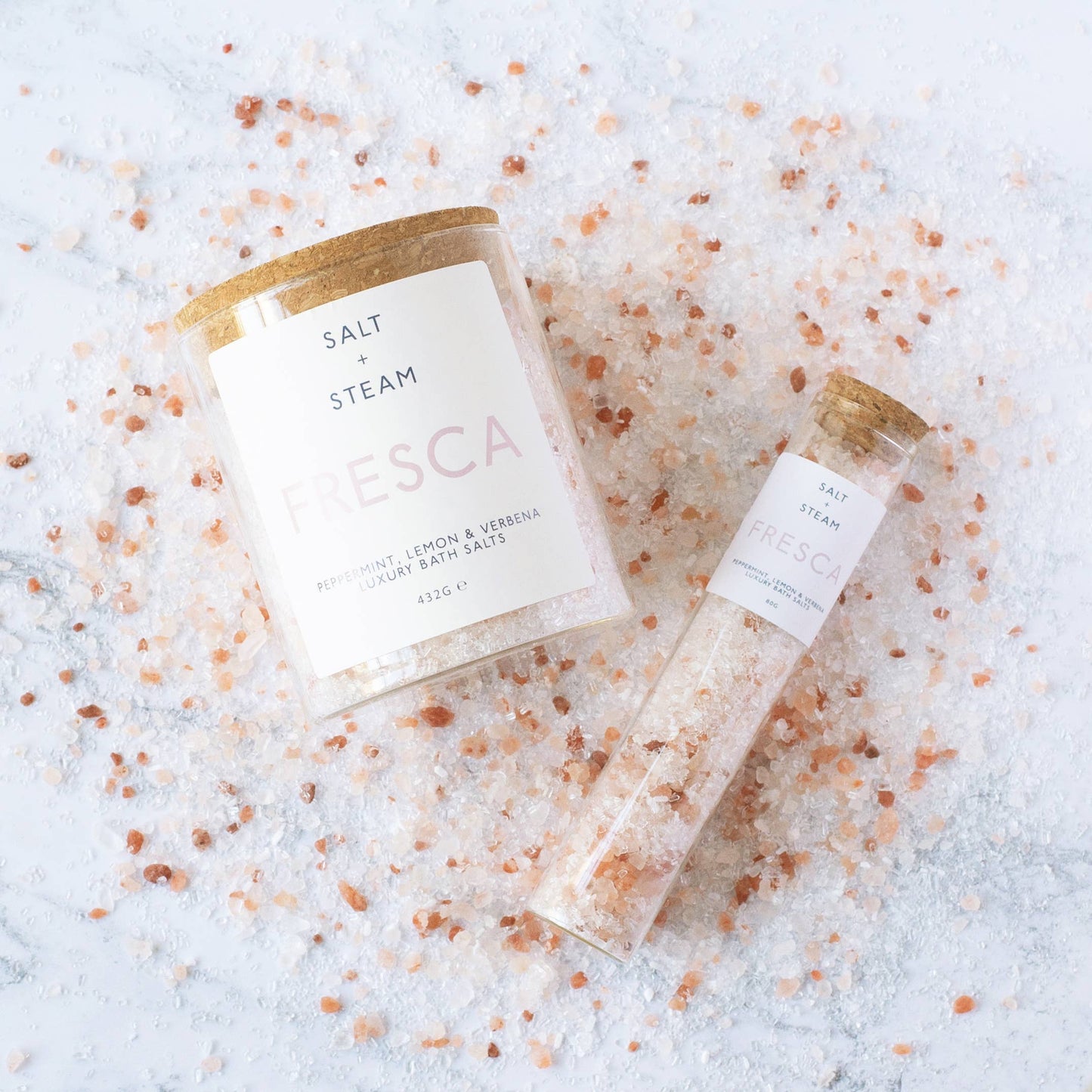 Fresca - Lemon & Peppermint Bath Salts 80g & 432g