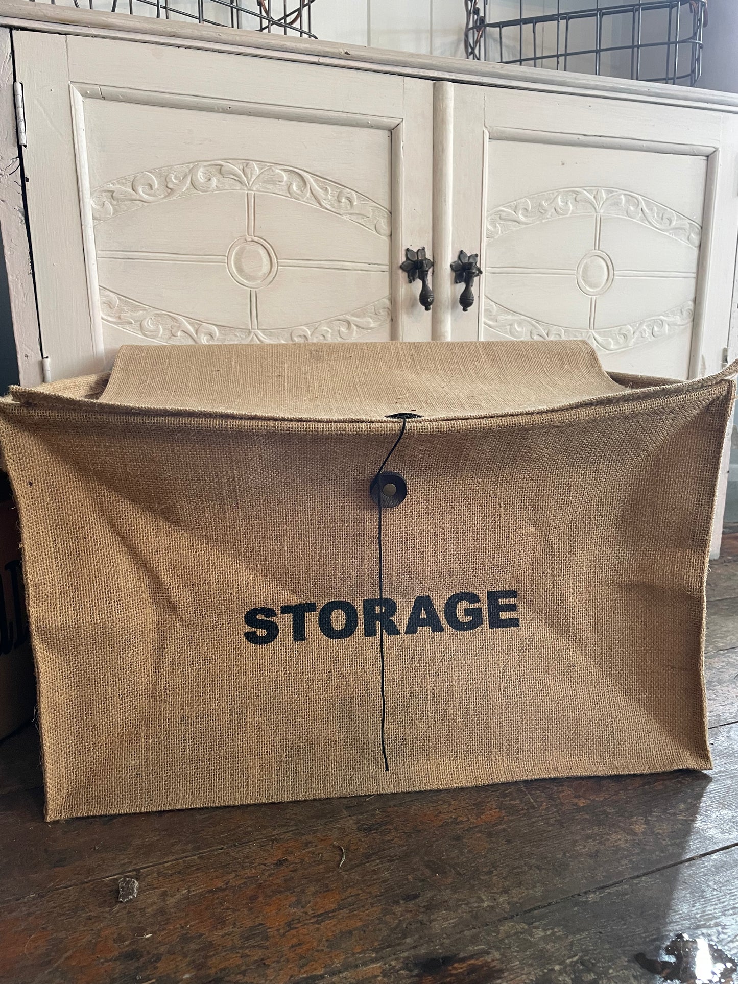 Jute Storage Container
