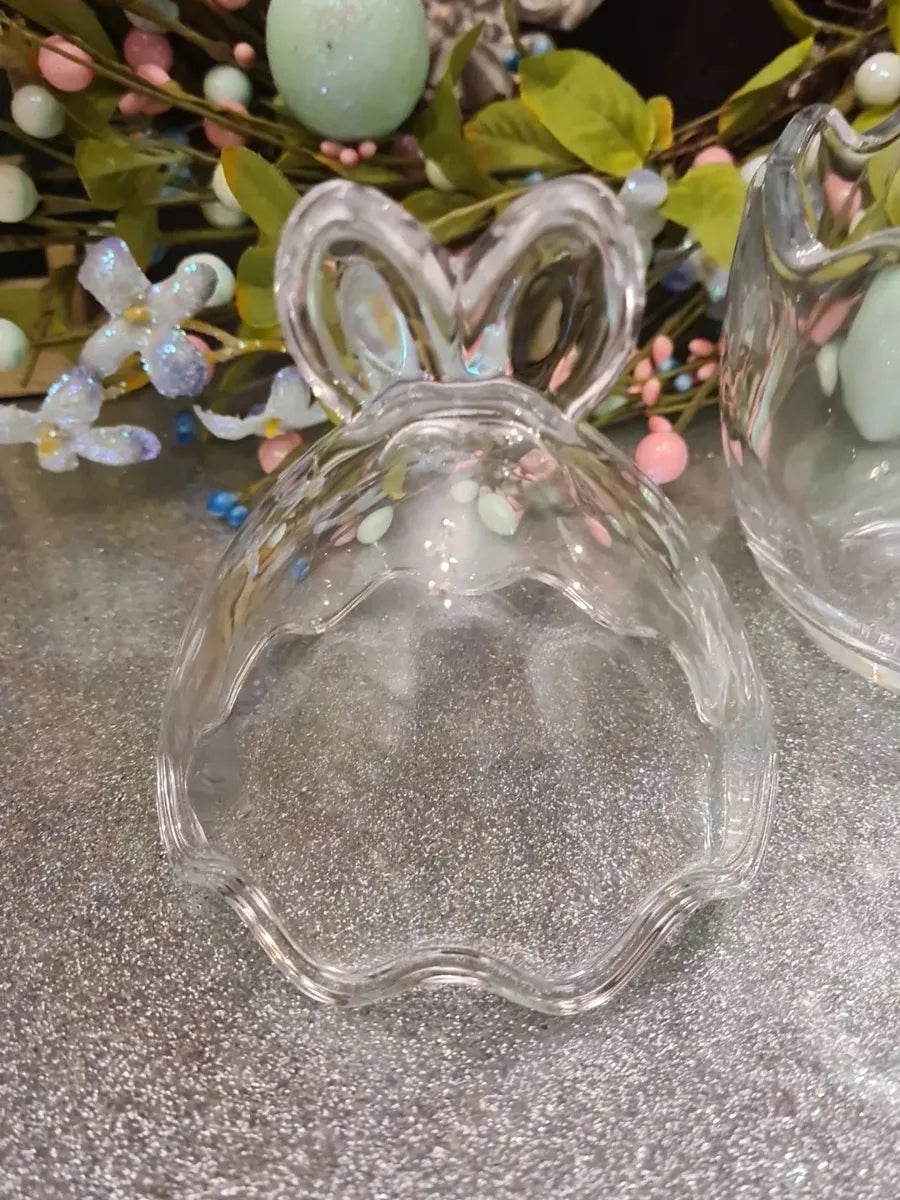 Glass Easter Egg Jar