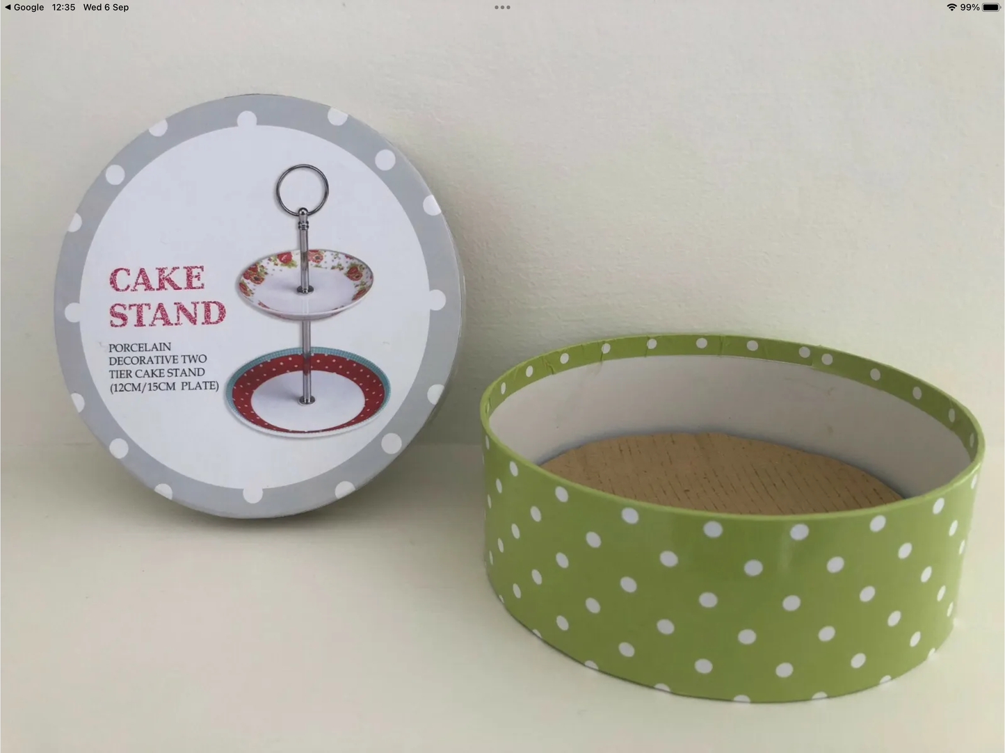 2 Tier Cake Stand