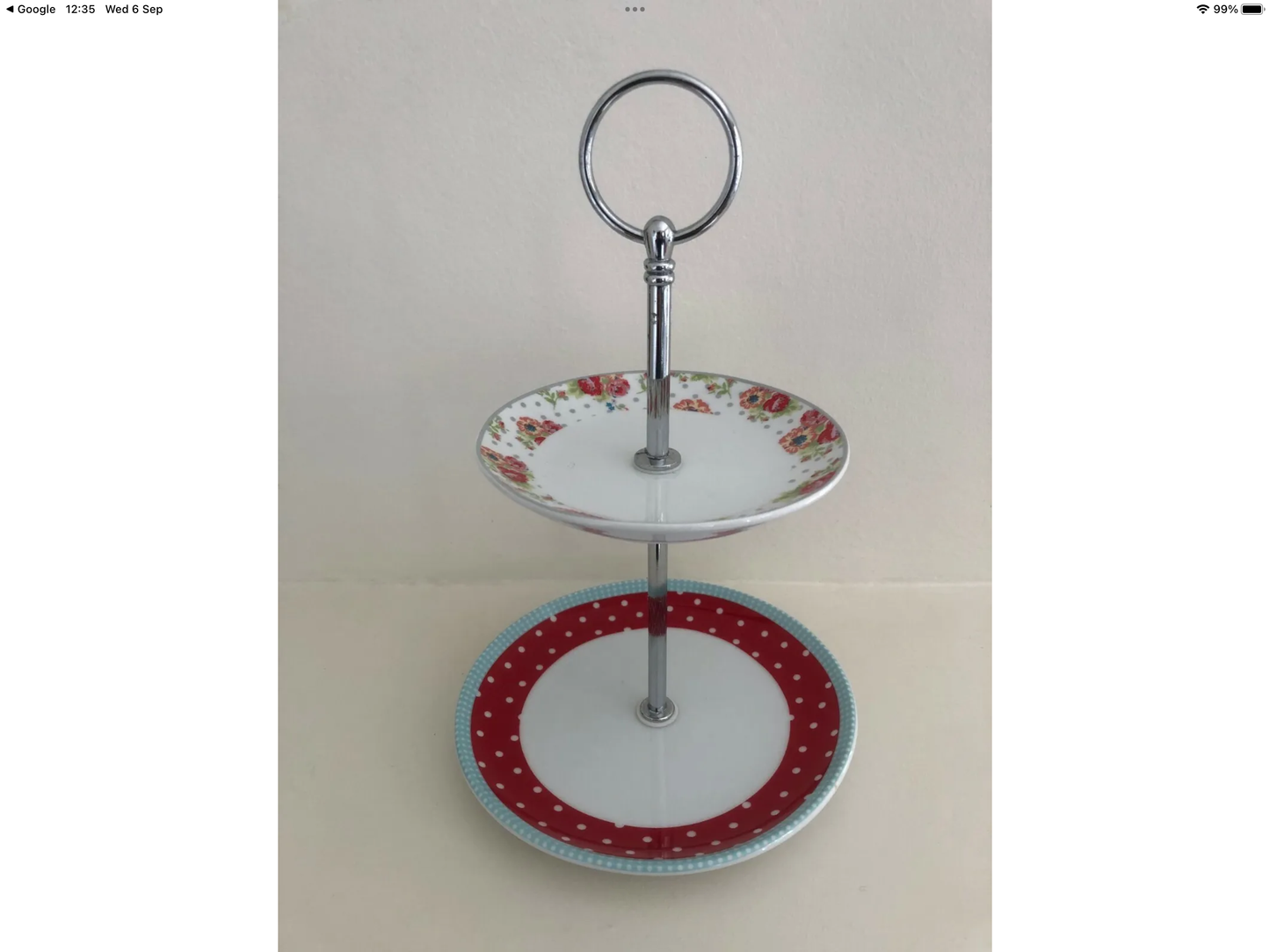 2 Tier Cake Stand
