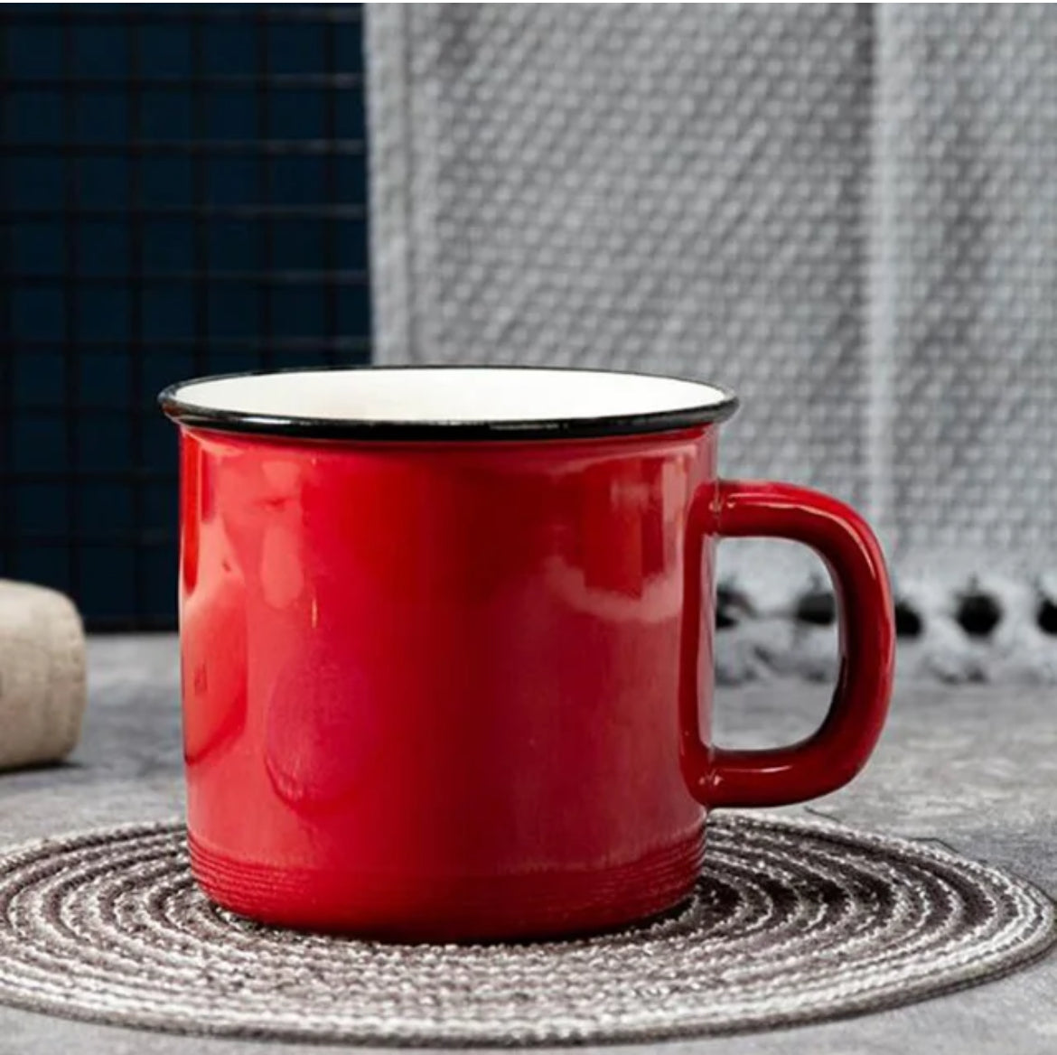 Red Ceramic Mug