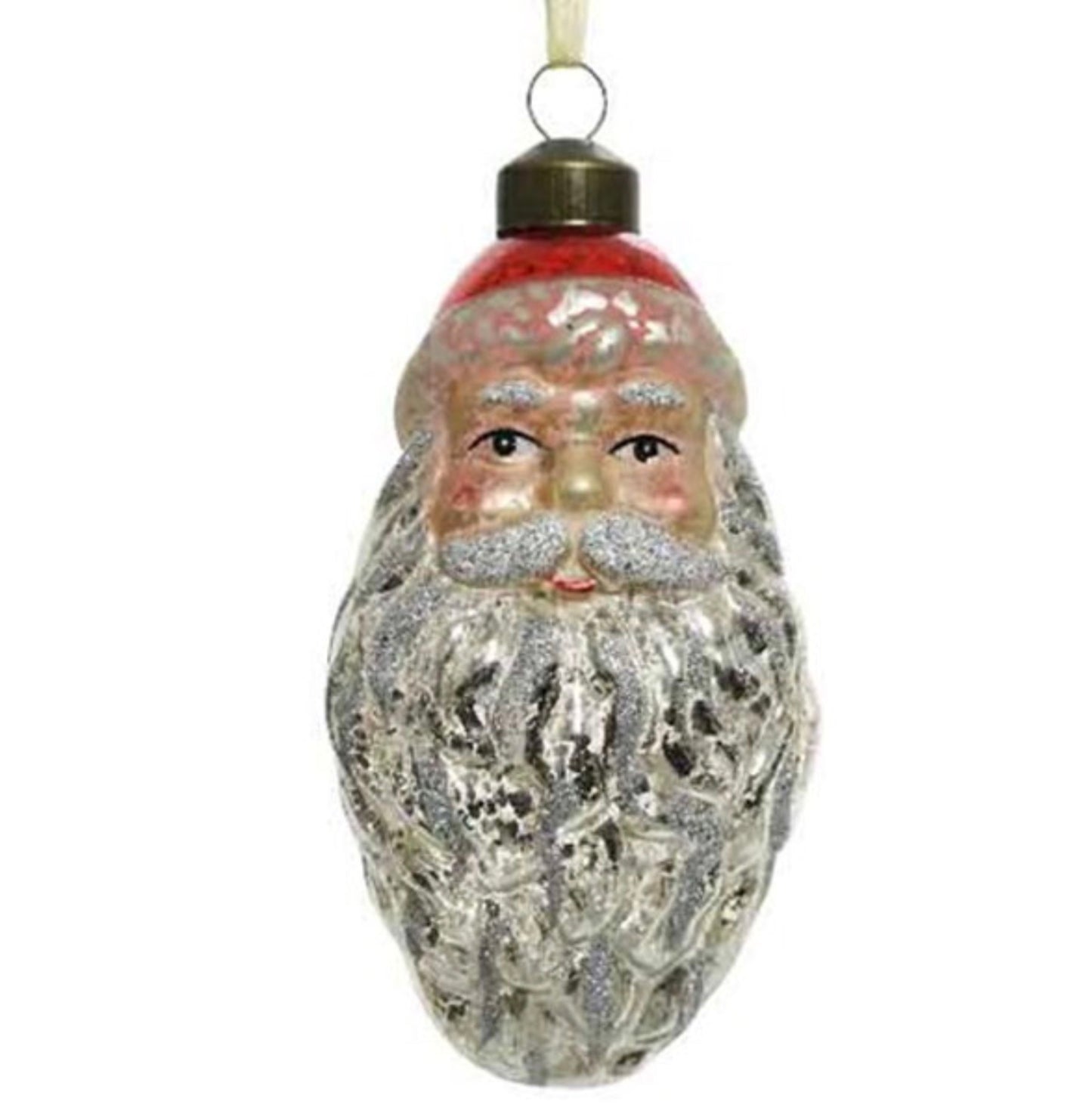 Santa Glass Bauble