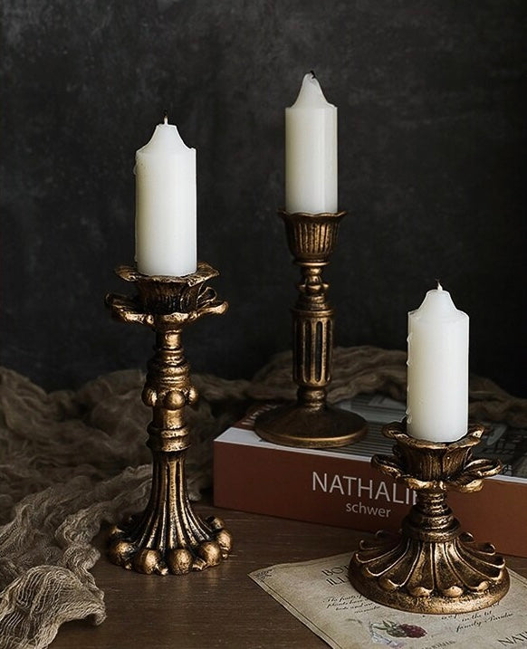 Vintage Gold Candlestick