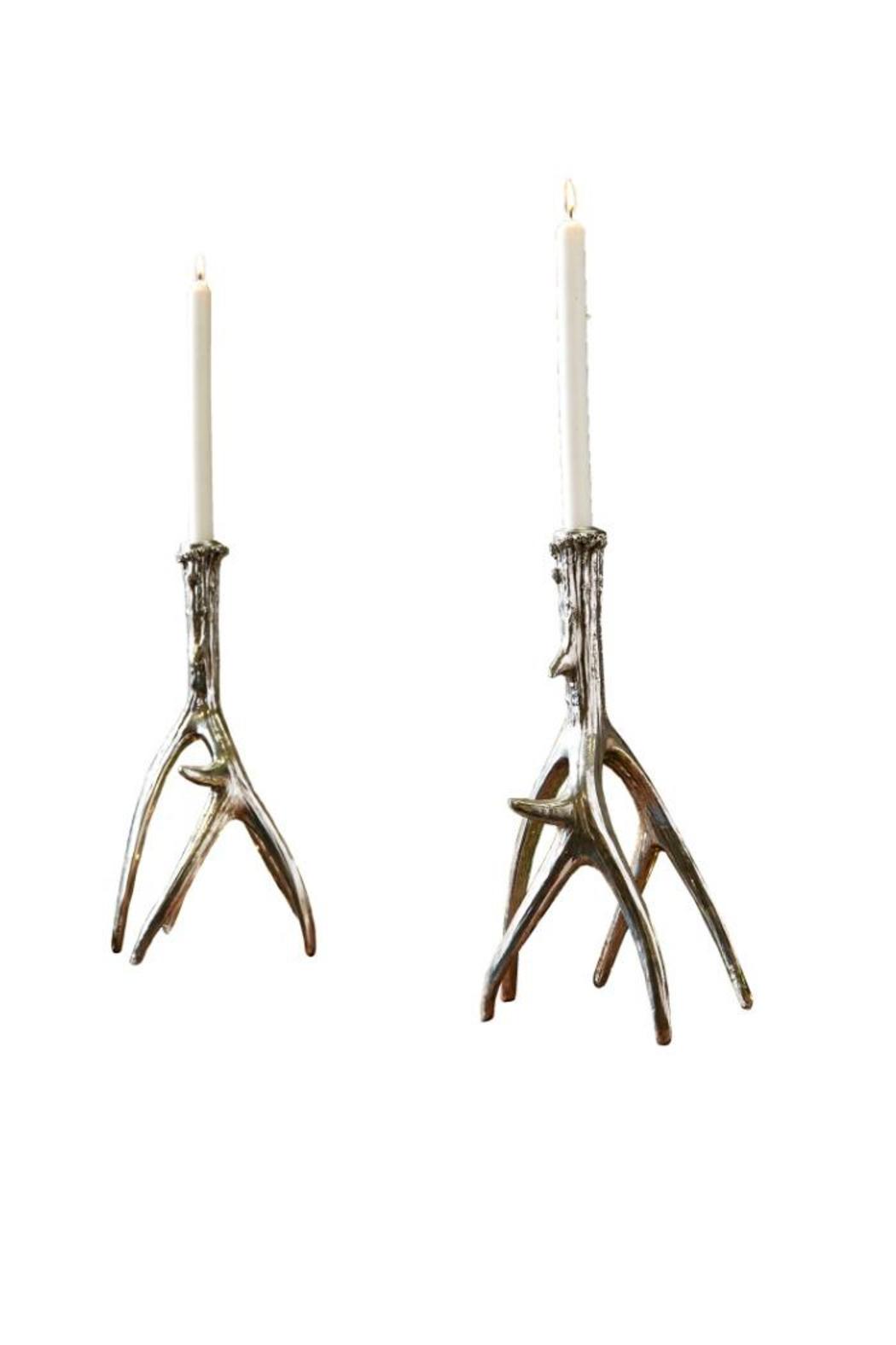 Resin Deer Antler Candleholder