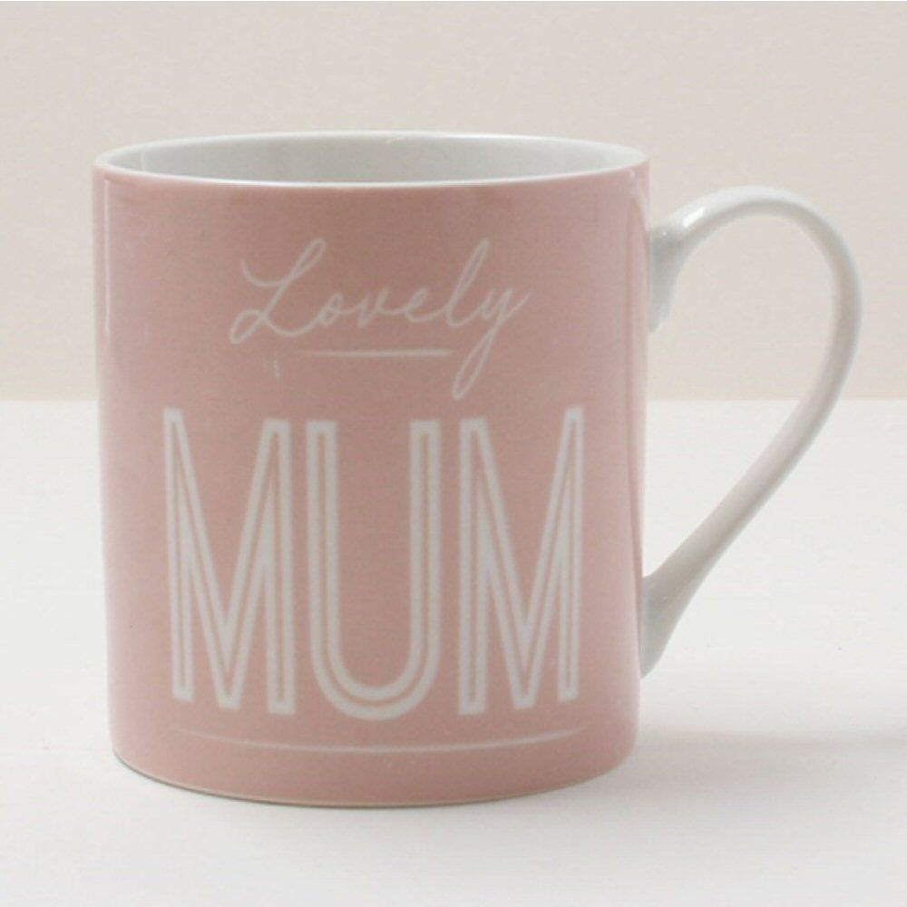 Pink ‘Mum’ Bone China Mug