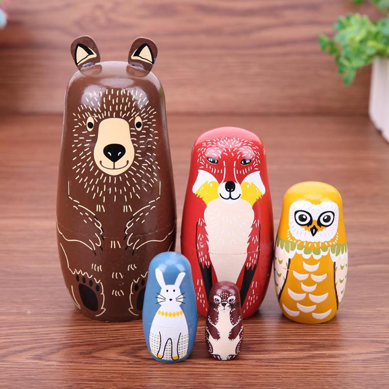 Woodland Animal Nesting Dolls