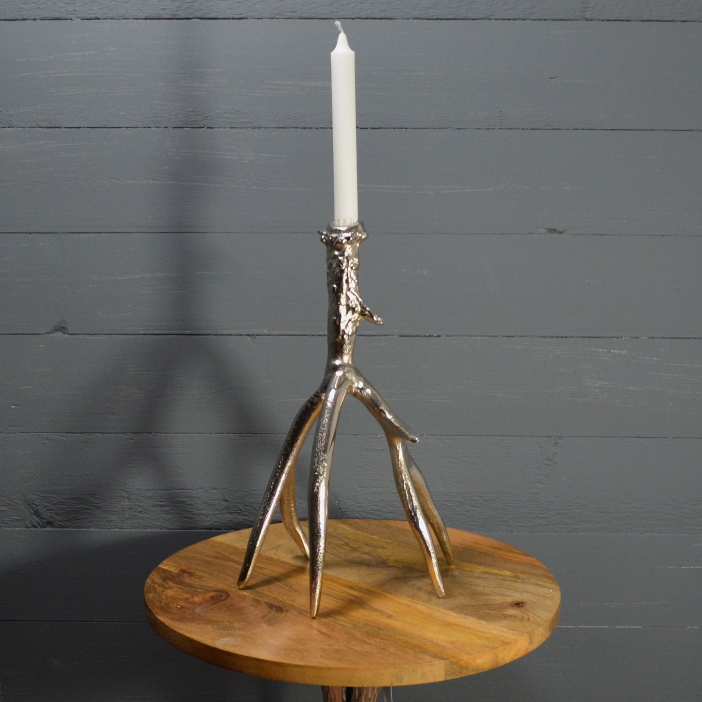 Resin Deer Antler Candleholder