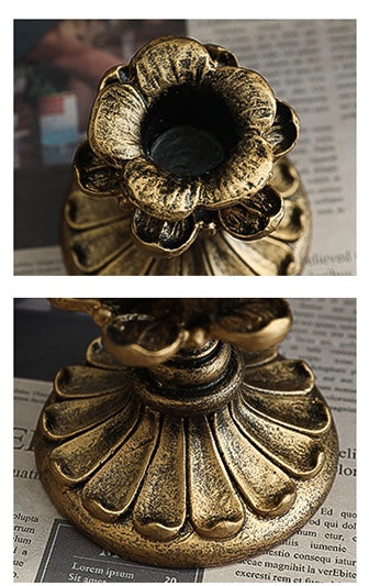 Vintage Gold Candlestick