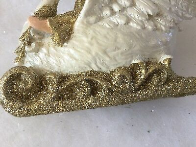 Fairy Swan Sleigh Bauble