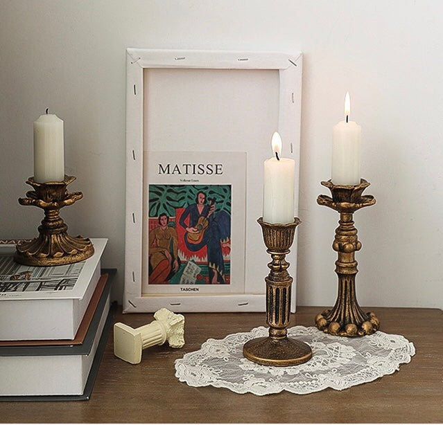 Vintage Gold Candlestick