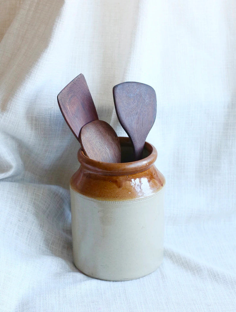 Vintage Stoneware Honey Pot