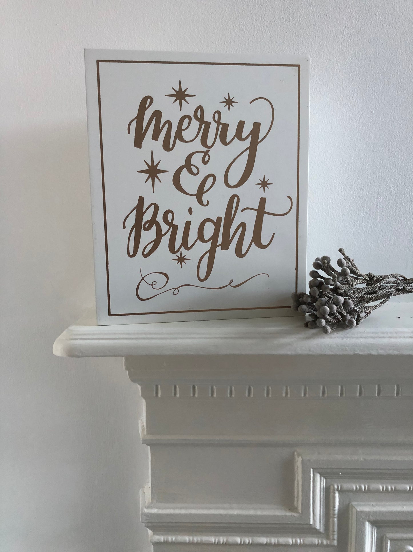 Merry & Bright Sign