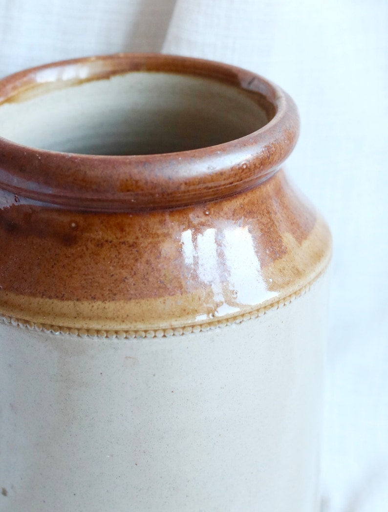 Vintage Stoneware Honey Pot