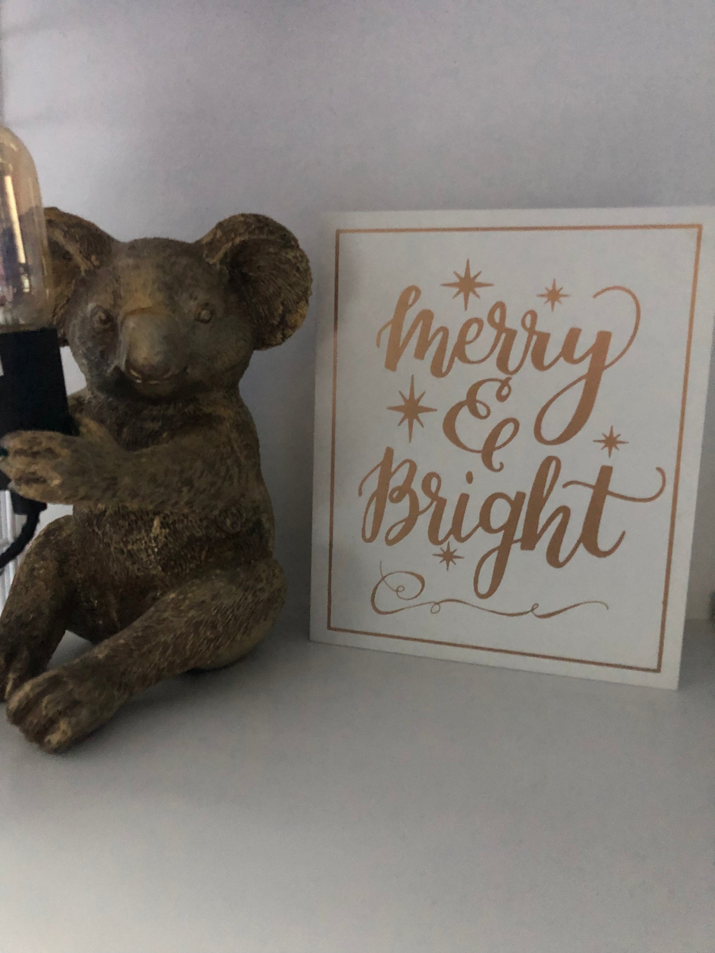 Merry & Bright Sign