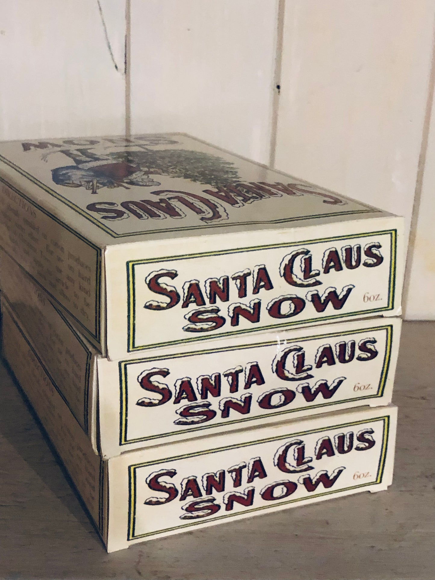 Santa Claus Box of Snow