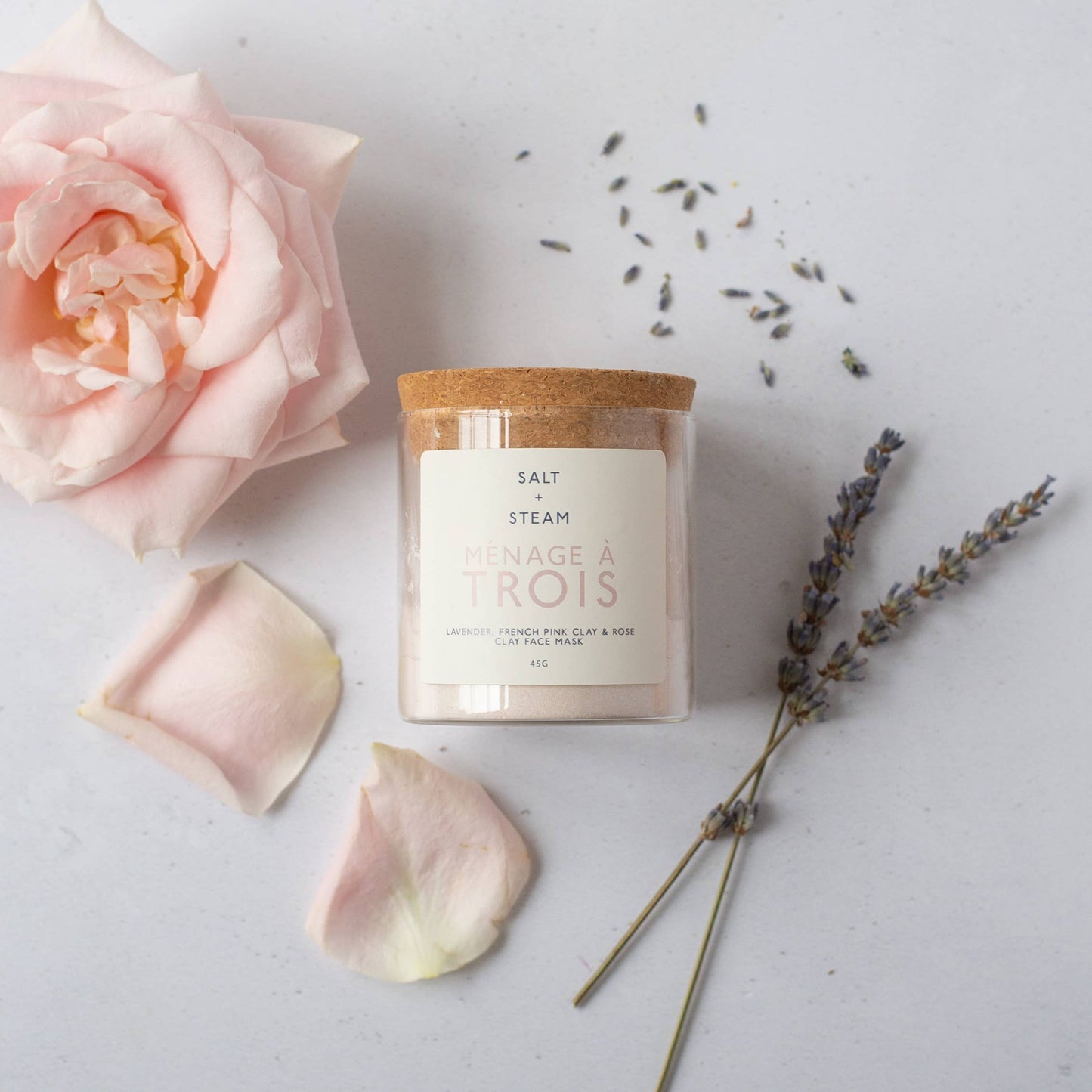 Ménage à Trois - Rose & Lavender Clay Face Mask 45g