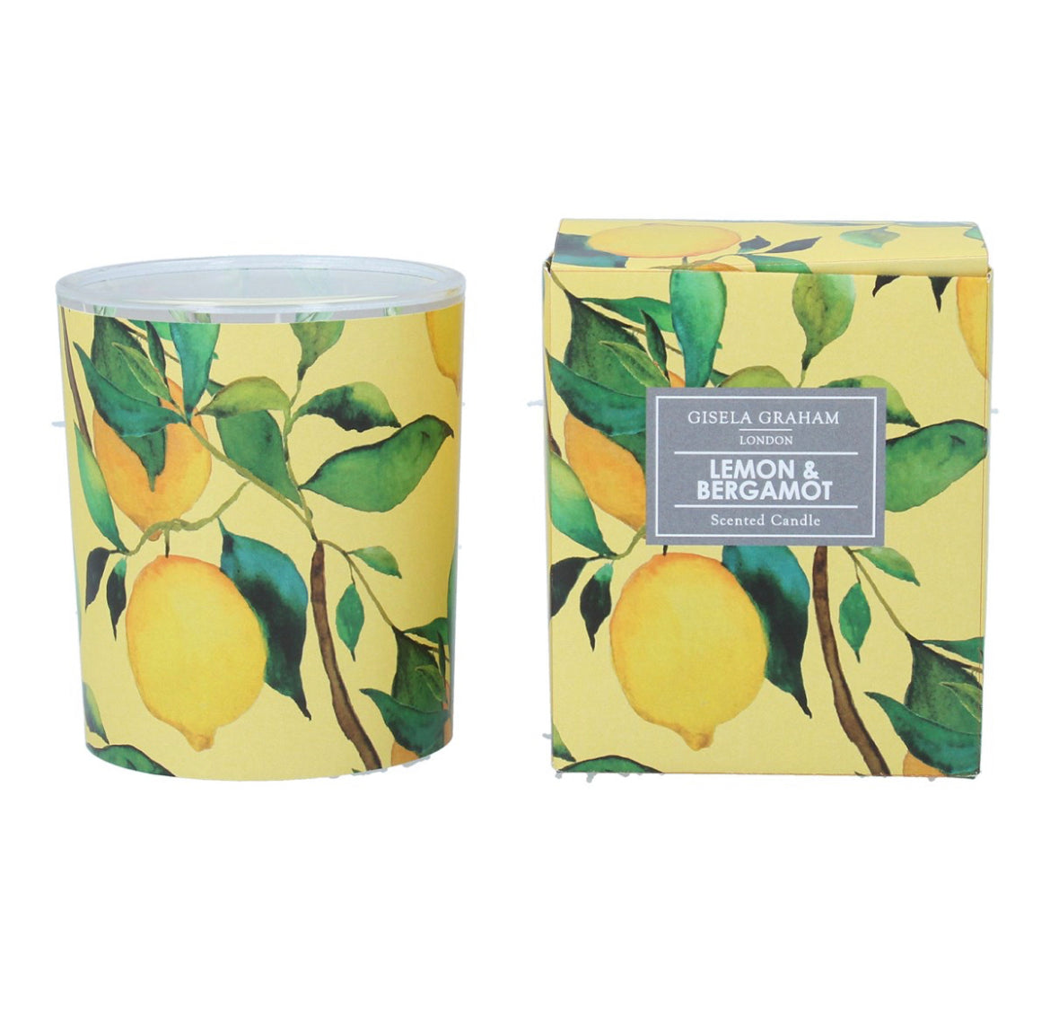 Lemon & Bergamot Scented Candle