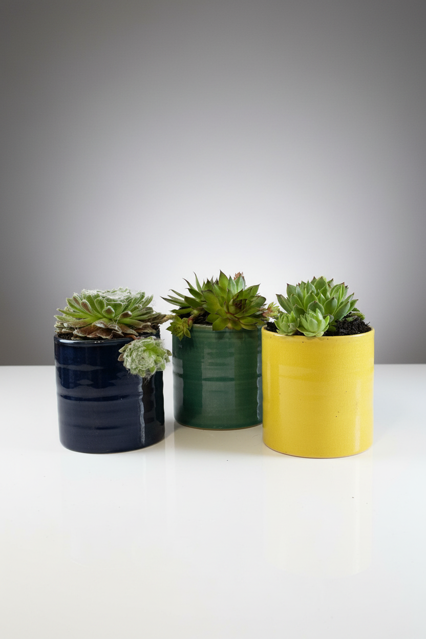 Succulents set of 3