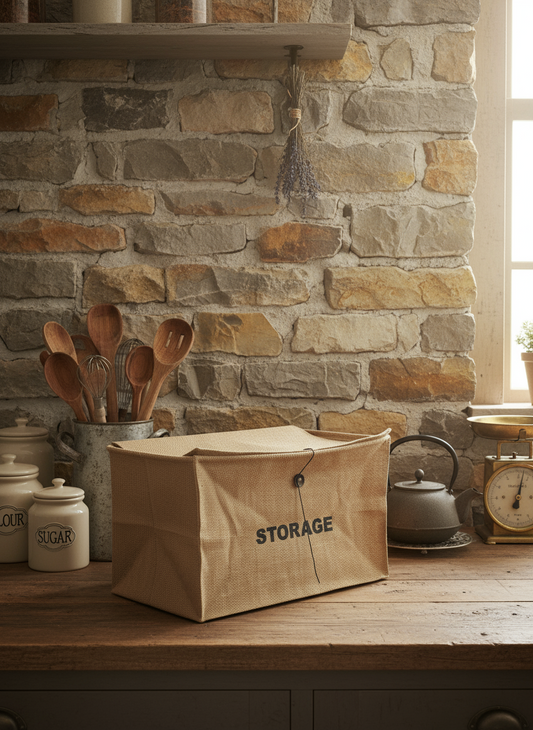 Jute Storage Container