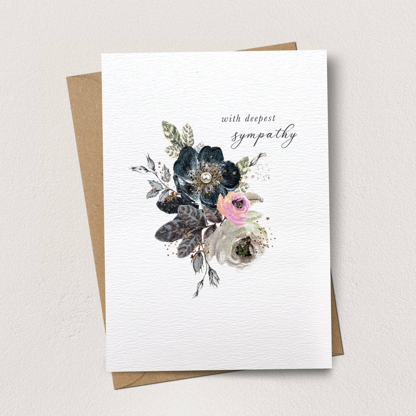 Sympathy Floral Motif