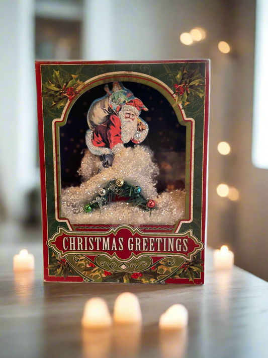 Santa Light Up Box