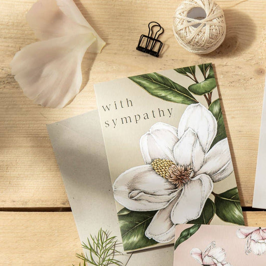 With Sympathy - Spring Blossom Greeting Card