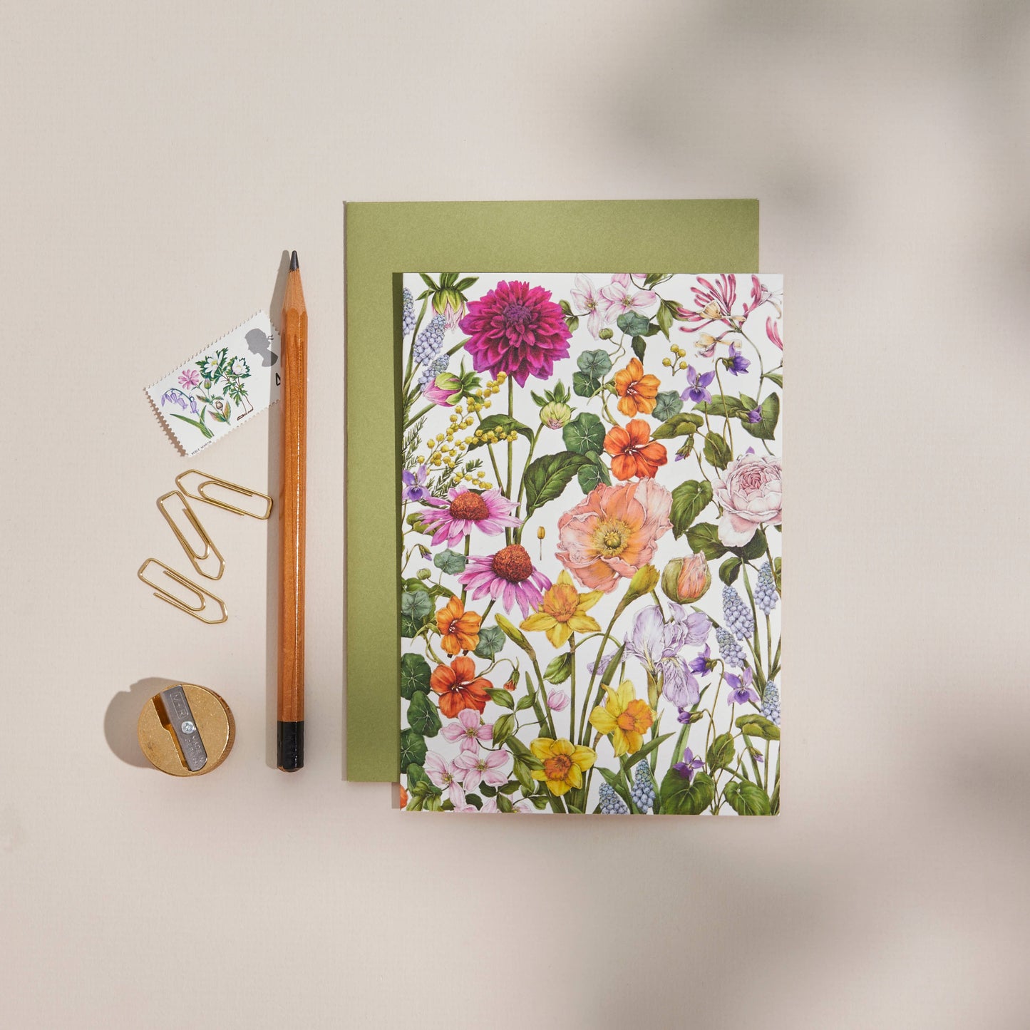 Bountiful Blooms Floral Greetings Card