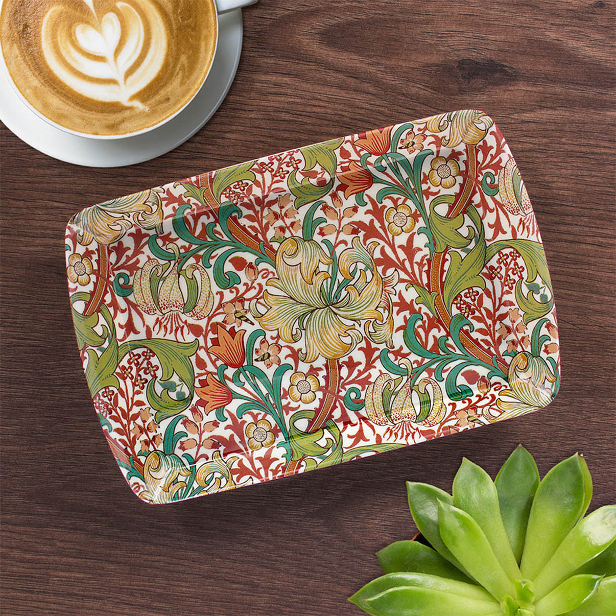 William Morris Patterned tray