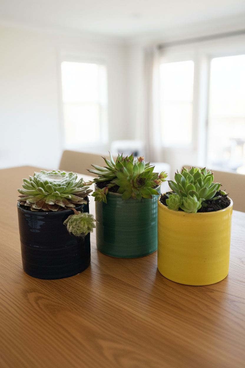 Succulents set of 3