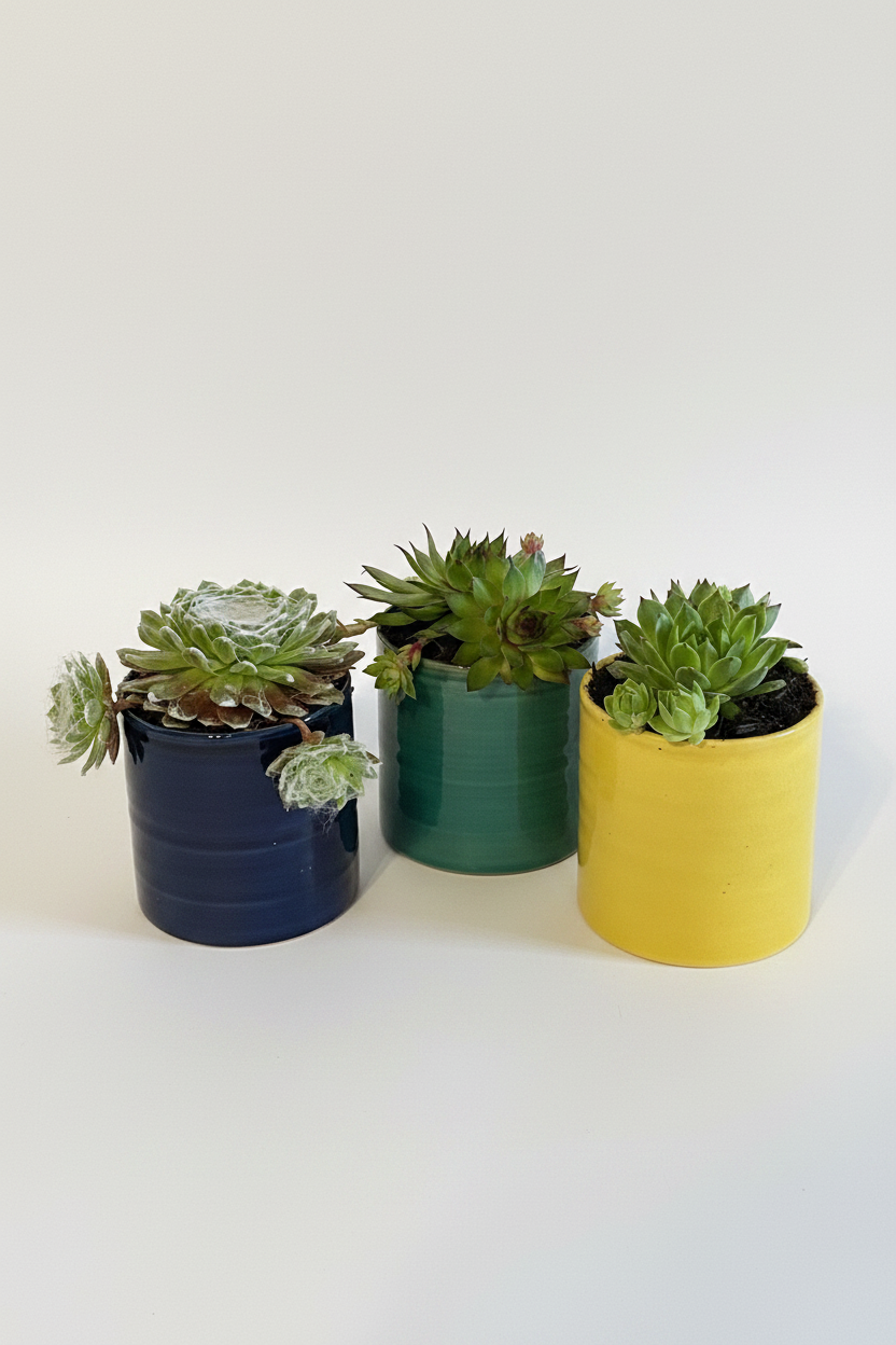 Succulents set of 3
