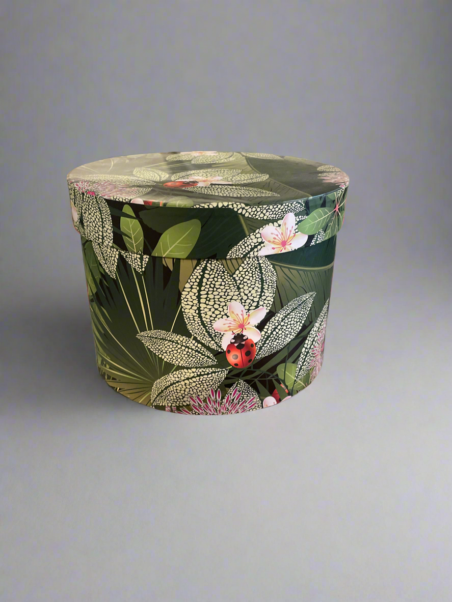 Botanical Patterened Hat Gift box