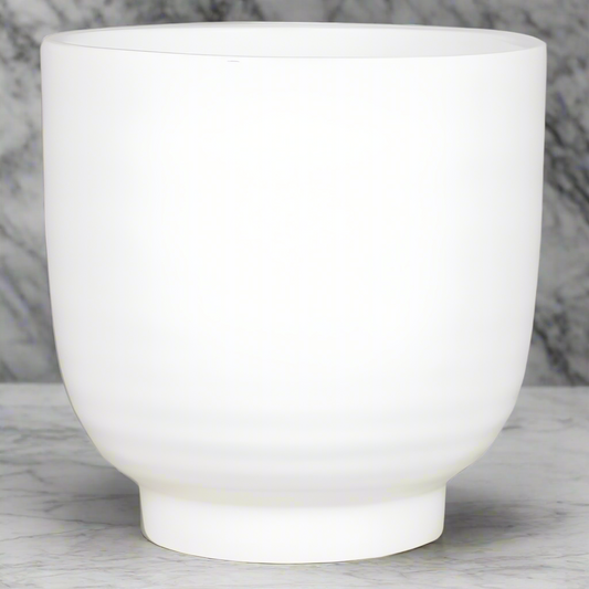White Ceramic Planter